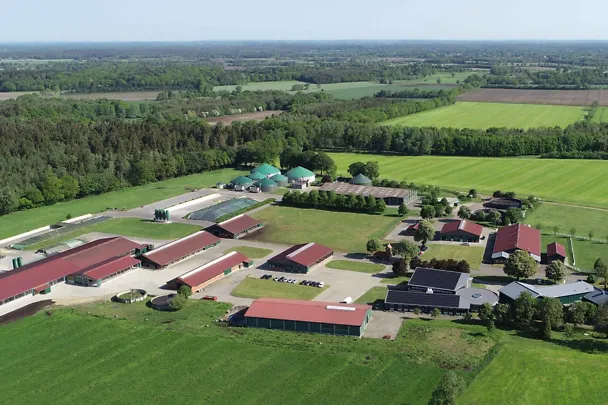 Ilmakuva Gut Hülsenbergin tilasta Ilmakuva Gut Hülsenbergin tilasta